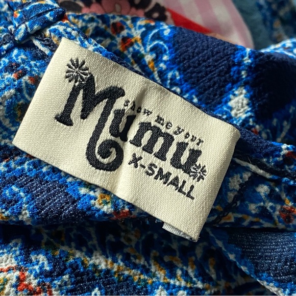 Show Me Your Mumu - Blue Patterned Tank Top - size xs - Picture 5 of 5